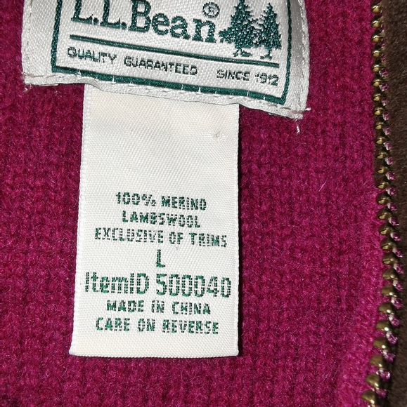 LL Bean Wool Sweater - Picture 2 of 2